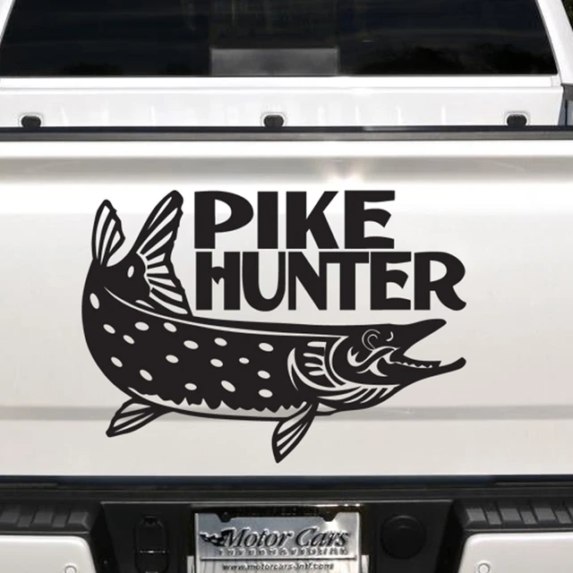 Go Fishing Sticker Pike Hunter Decal Bucket Tackle Shop Fishhook Fish Tank  Boat Box Car Vinyl Fishing1006 - AliExpress