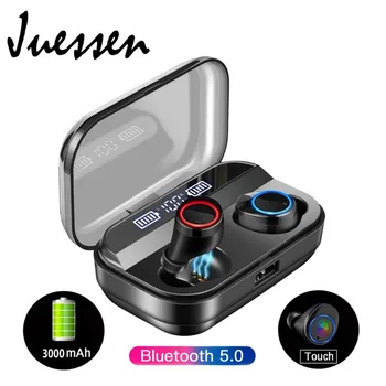 

Wireless Earbuds Bluetooth 5.0 Earbuds with 3000mAh Charging Case Led Battery Display 90H Playtime in-Ear Bluetooth Headset IPX7