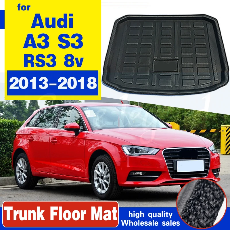 

Boot Liner Trunk Mats For Audi A3 S3 RS3 8v Sportback Hatchback 2013 - 2018 Rear Cargo Floor Tray Mat 2014 2015 2016 2017