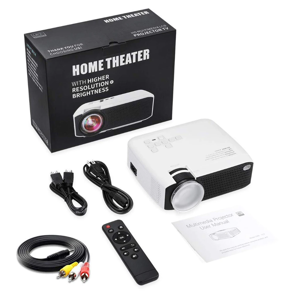 Salange E400W светодиодный проектор для домашнего кинотеатра беспроводной видео 1080P USB