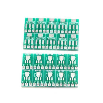 

10pcs SOT89 SOT223 to DIP Transfer Board DIP Pin Board Pitch Adapter