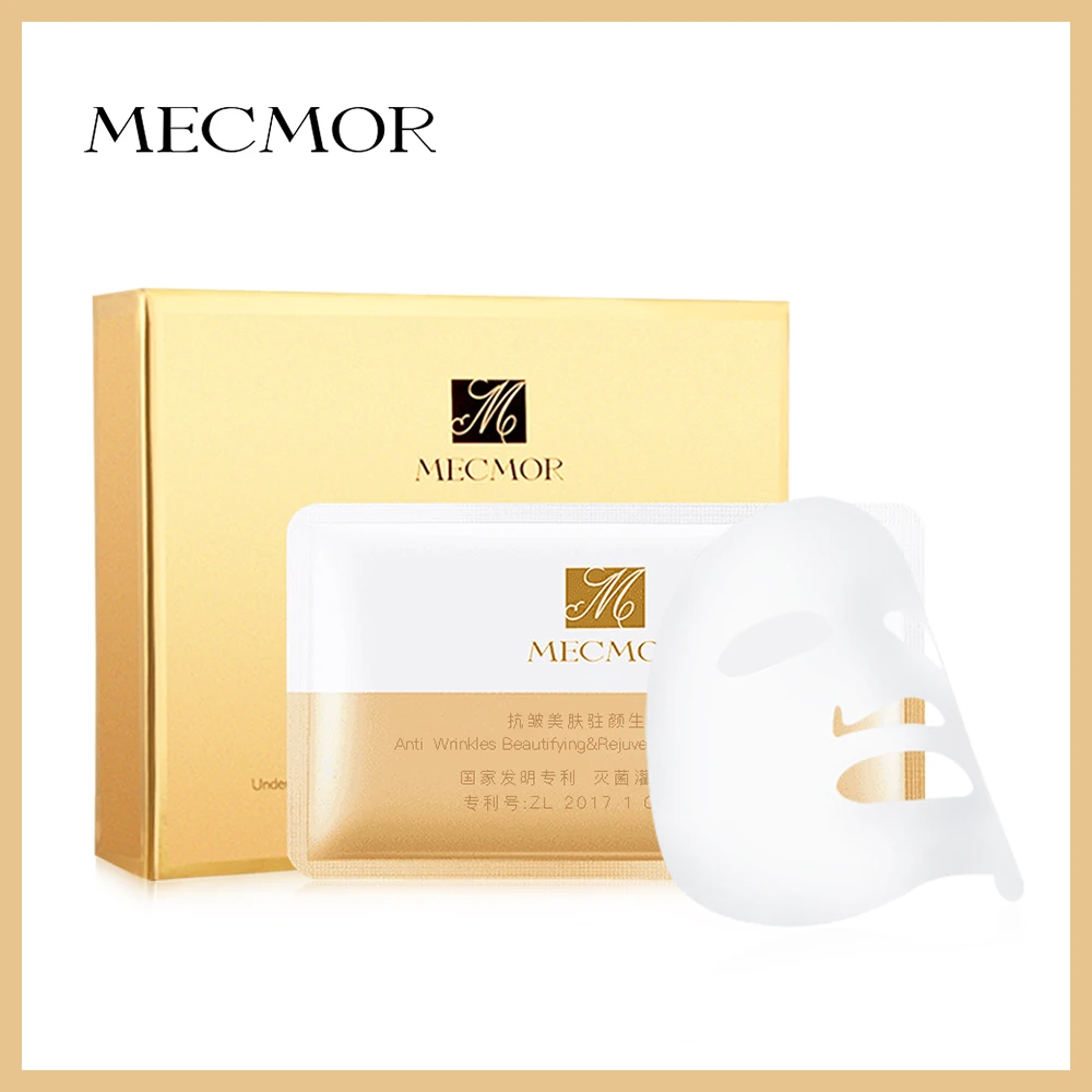 

MECMOR SPA Anti Wrinkles Beautifying & Rejuvenating Biological Facial Mask 8pc/Set Additive Free Sensitive Pregnant Face Mask