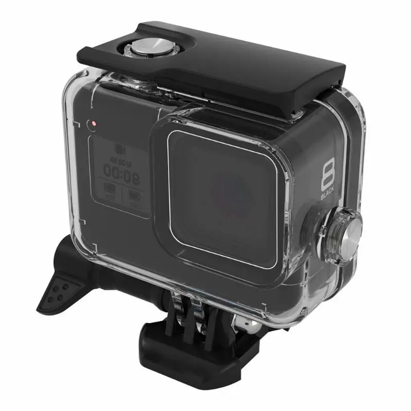 Водонепроницаемый чехол с зажимом 19 секций для Gopro Hero 8 Black