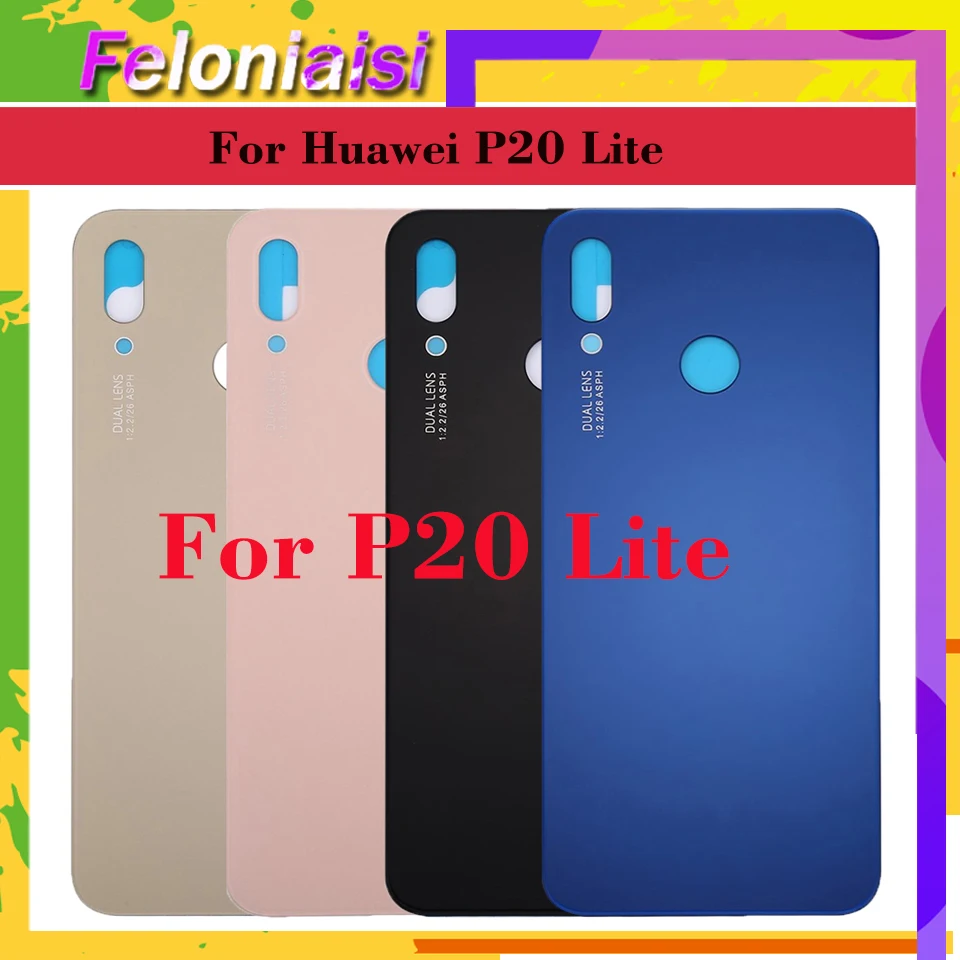 Для huawei P20 Lite nova 3e ANE-AL00 ANE-TL00 ANE-LX1 Батарея женские босоножки с закрытой пяткой Корпус задняя дверь Чехол Батарея крышка Панель