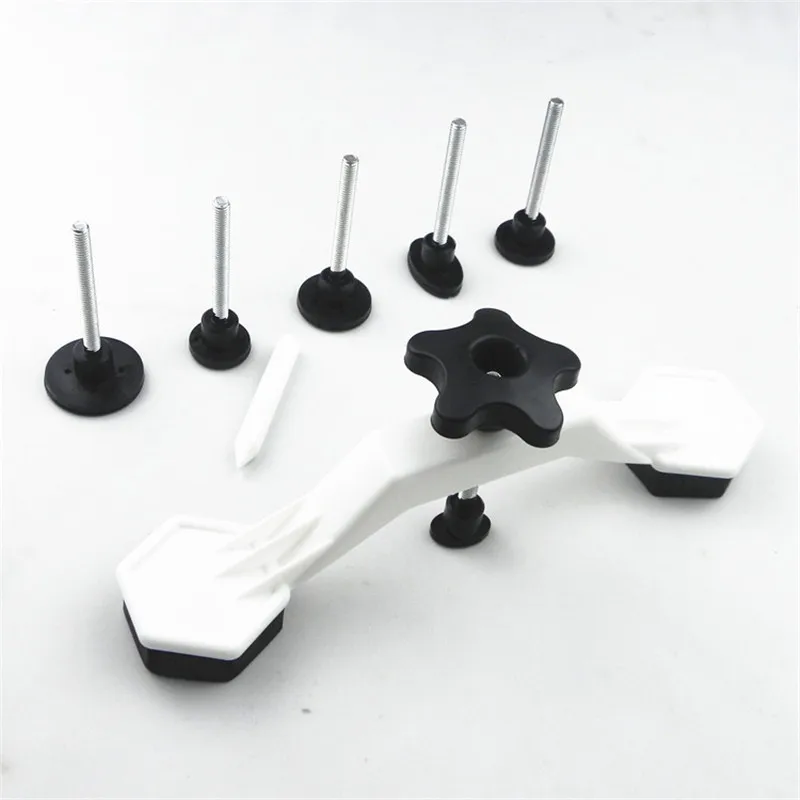 Paintless Auto Car Dent Repair Body Damage Fix Tool Pulling Bridge Puller Dent Removal Glue Tabs Hand Repair Tools Kit Set (3)