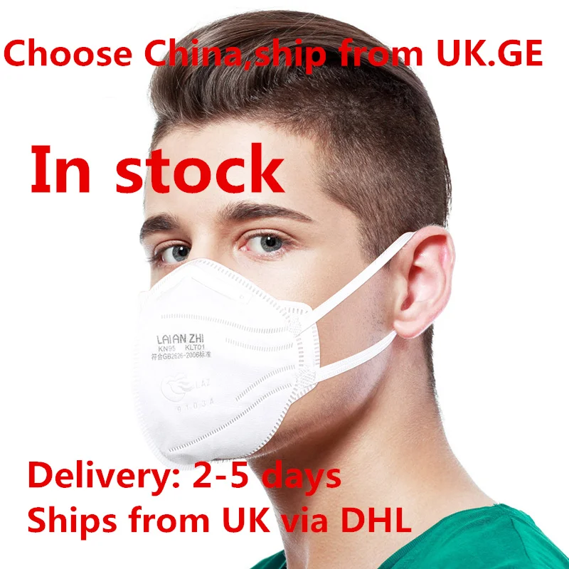 

50PCS Reusable N95 Protection Mask Anti-virus Anti-Flu KN95 Ear Loop Mouth Mask Germay UK In stock