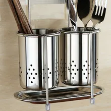 Настенные палочки для еды, клетка из нержавеющей стали, палочки для еды, ведро для хранения, сливная стойка, креативная кухонная стойка для дома, палочки для еды LB11132