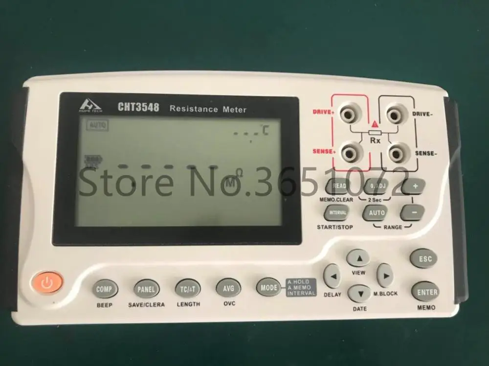 CHT3548 USB интерфейс обмотки ом метр для низкого сопротивления Портативный DC тестер