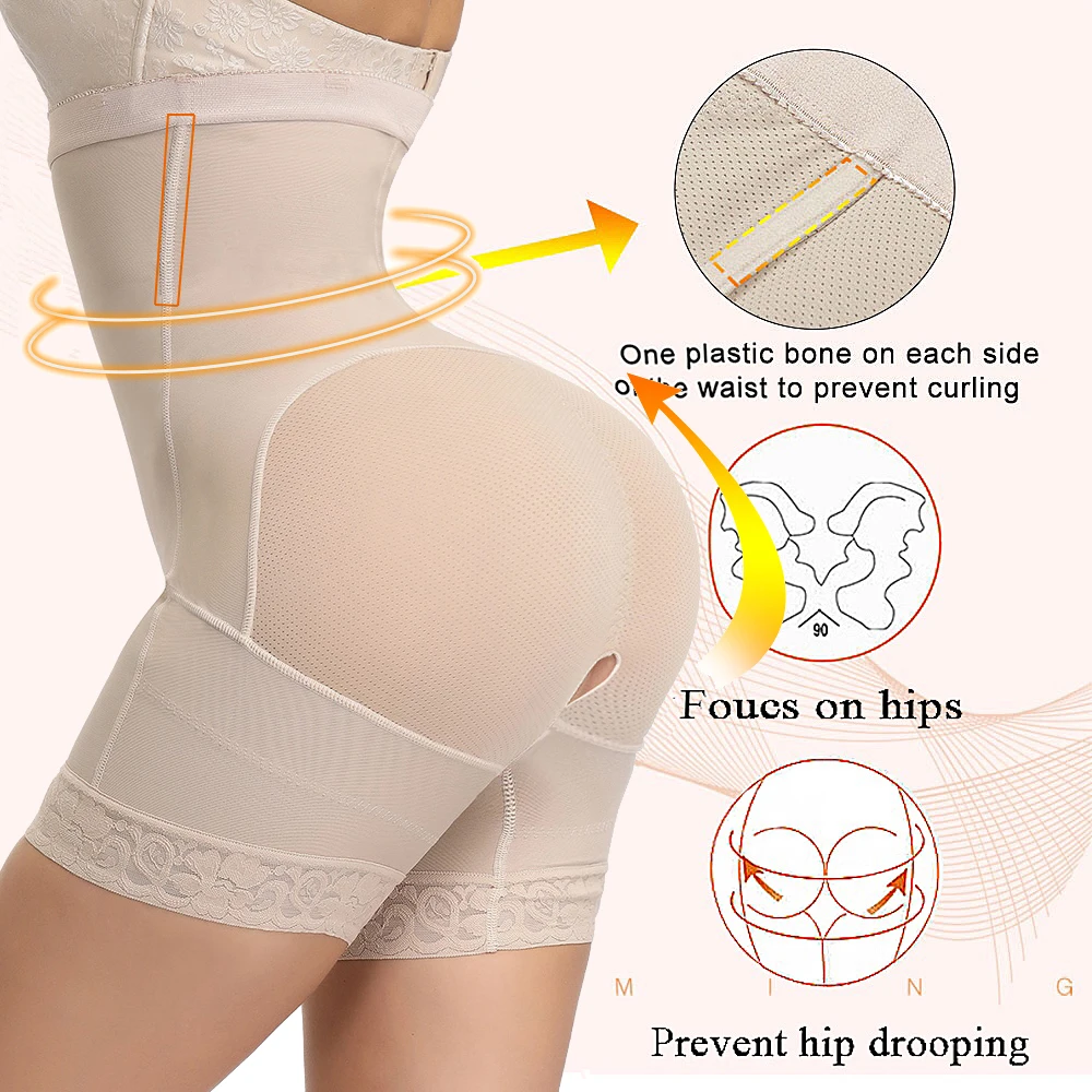 Ceny HEXIN Plus Size kobiety Body korygujące tułów Underbust odchudzanie Mid udo Shaper fajasTummy Control Seamless po porodzie pas ciała