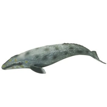 

TLAND Gray Whale Model Sea Animal Toy Home Decorations Children Education Gift