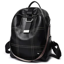 Стильный мягкий рюкзак из искусственной кожи, женский рюкзак в Корейском стиле с вышивкой,, настраиваемая женская сумка