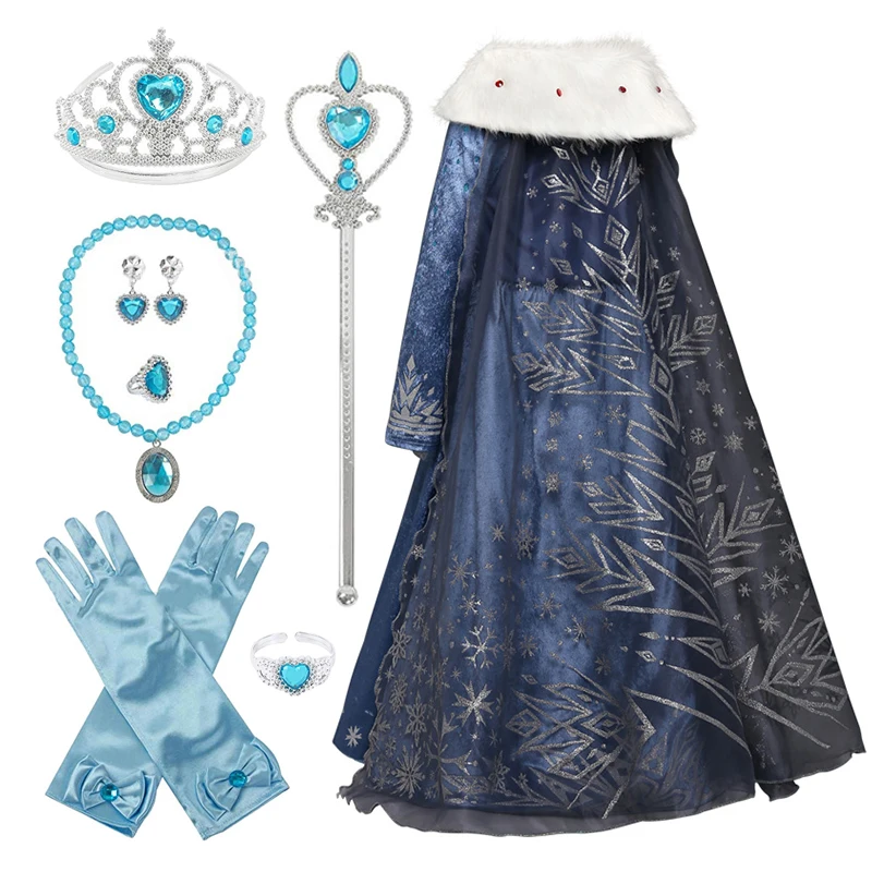 En oferta Vestido de princesa para niña, disfraz de Frozen 2, Anna, Elsa 2, disfraz de Carnaval para niña, ropa de fiesta para niño, Vestidos de fantasía nlKLqzwl7