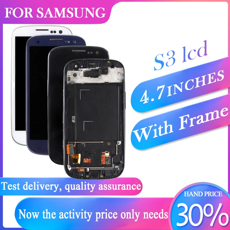Catteny продвижение I9300 Lcd для samsung Galaxy S3 кодирующий преобразователь сенсорного