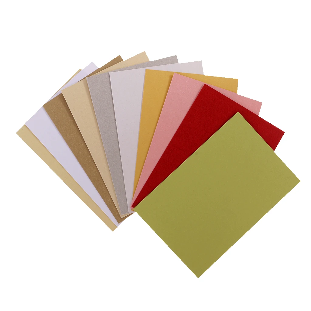 50 Sheets/Packs Specialty Cardstock for Paper Crafts Making Assorted Colours