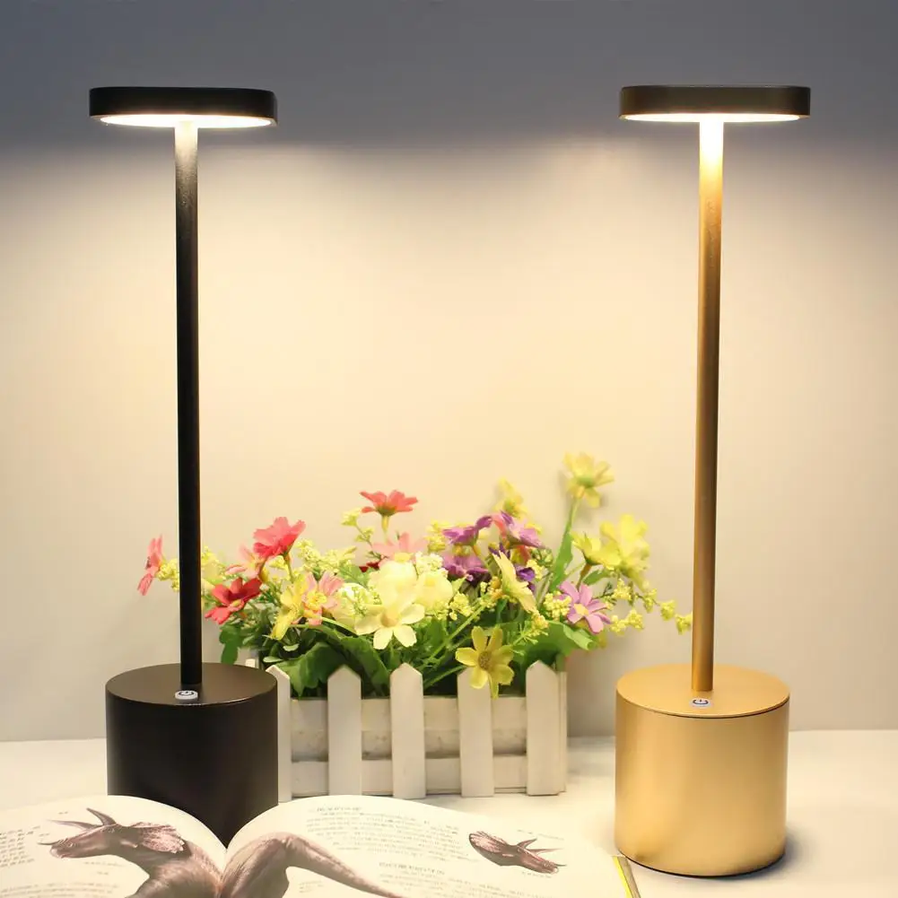 Vintage Bar Table Lamp Portable Usb Chargeable Led Night Lights 2 Mode