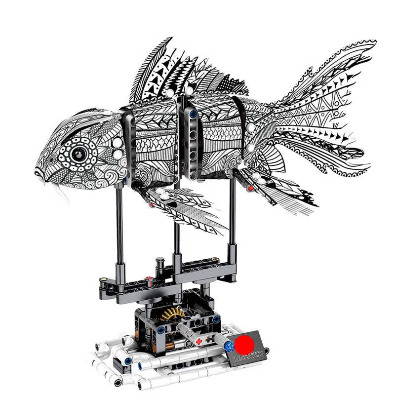lego moving fish