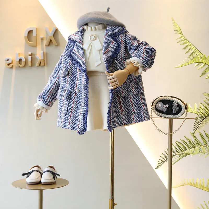 

2019 Autumn Winter New Arrival Girls Fashion Coat Children Jackets Kids Jacket