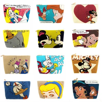 

Cartoon Little Mermaid Ariel Minnie Toy Story Cheshire Cat Cosmetic Bag Makeup Pouch Beauty Case Travel Toiletry Bag Organizer