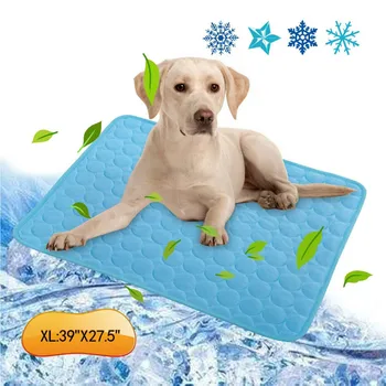 

Washable Dog Mat Cooling Summer Pad Mat For Dogs Cat Blanket Sofa Breathable Pet Dog Bed Summer For Small Medium Large Dogs Car