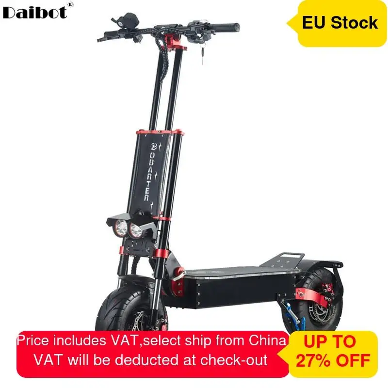 OBARTER X5 электрический самокат для взрослых складные электрические скутеры 2800 Вт * 2