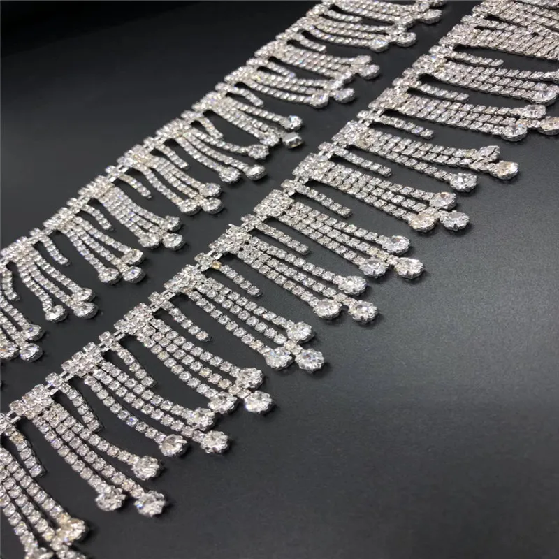 crystal Rhinestone Chain trimming for clothes 4
