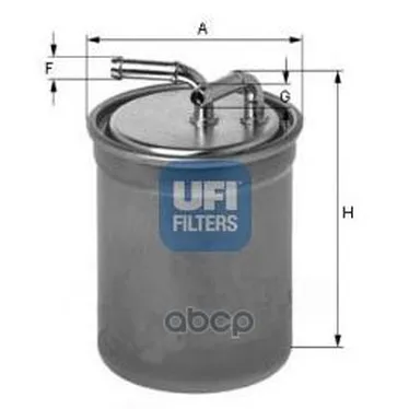 Фильтр Топливный, Дизель UFI арт. 24.437.00