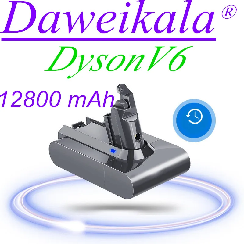 100% Original 21.6V 12800mAh Li-ion Battery for Dyson V6 DC58 DC59 DC62 DC74 SV09 SV07 SV03 965874-02 Vacuum Cleaner L30 | Электроника
