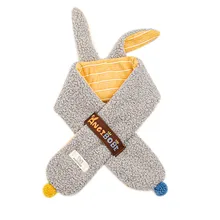 Теплый милый хлопковый шарф с героями мультфильмов, От 2 до 6 лет, детский Модный зимний шарф для мальчиков и девочек