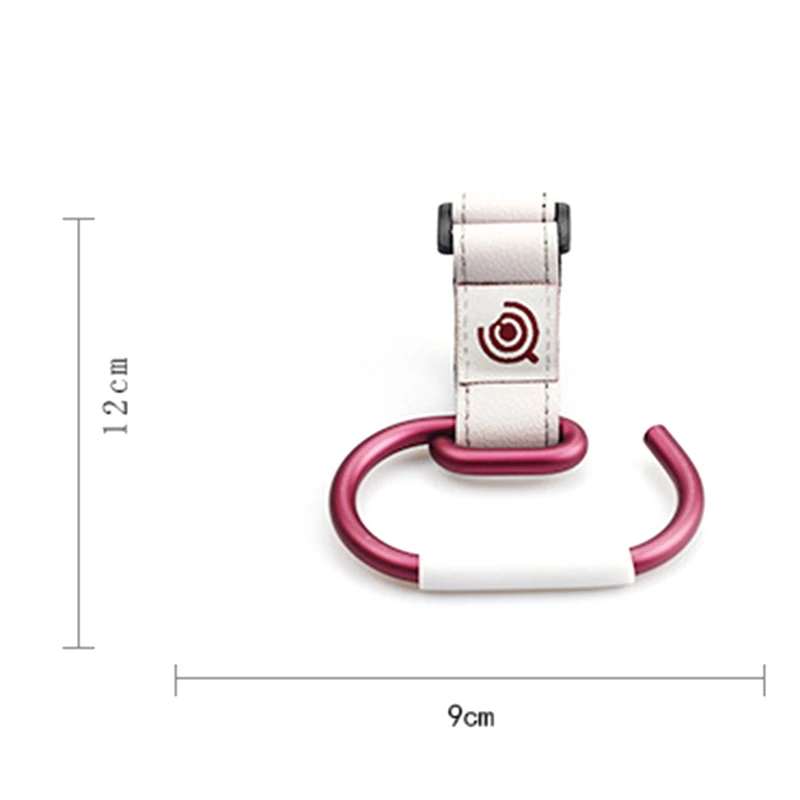 2 шт. крючки для детской коляски Регулируемая Вешалка зажим Универсальный Удобный крючок для коляски сумка для подгузников крючок для