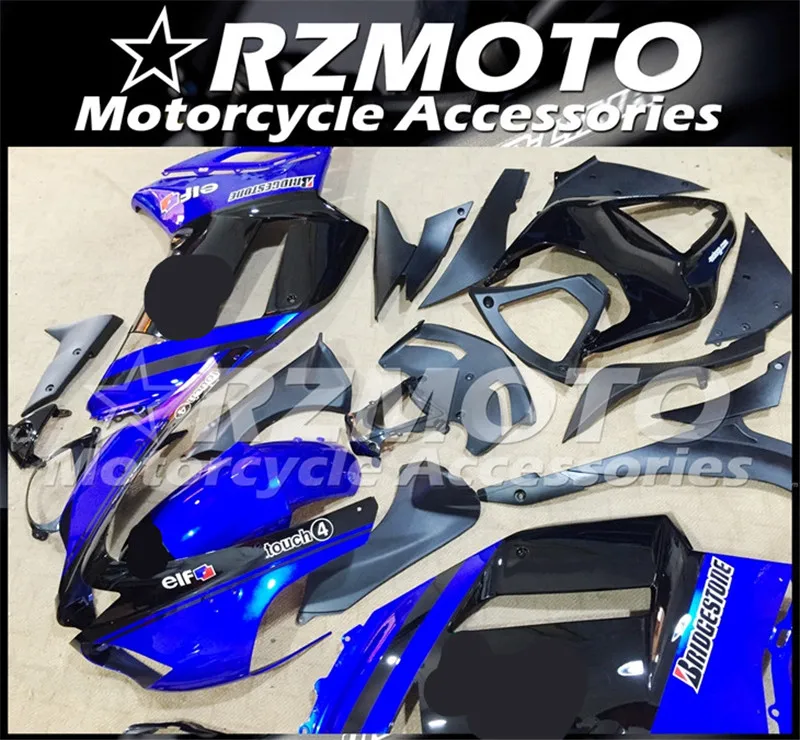 Мотоциклетный обтекатель abs Подходит для Kawasaki ZX6R 636 ZX-6R 2007 2008 корпусные детали пресс-форм Магазин № 0287