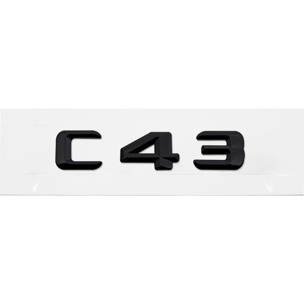 Для Mercedes Benz C32 C36 C43 AMG 190E W201 W202 W203 W204 W211 W210 W212 W205 задние буквы багажника значок с