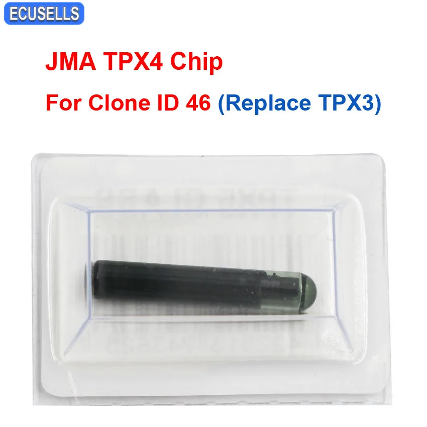 Для чипа JMA TPX4 Cloner для замены TPX3 клон ID46 копия стеклянный транспондер чип ключа