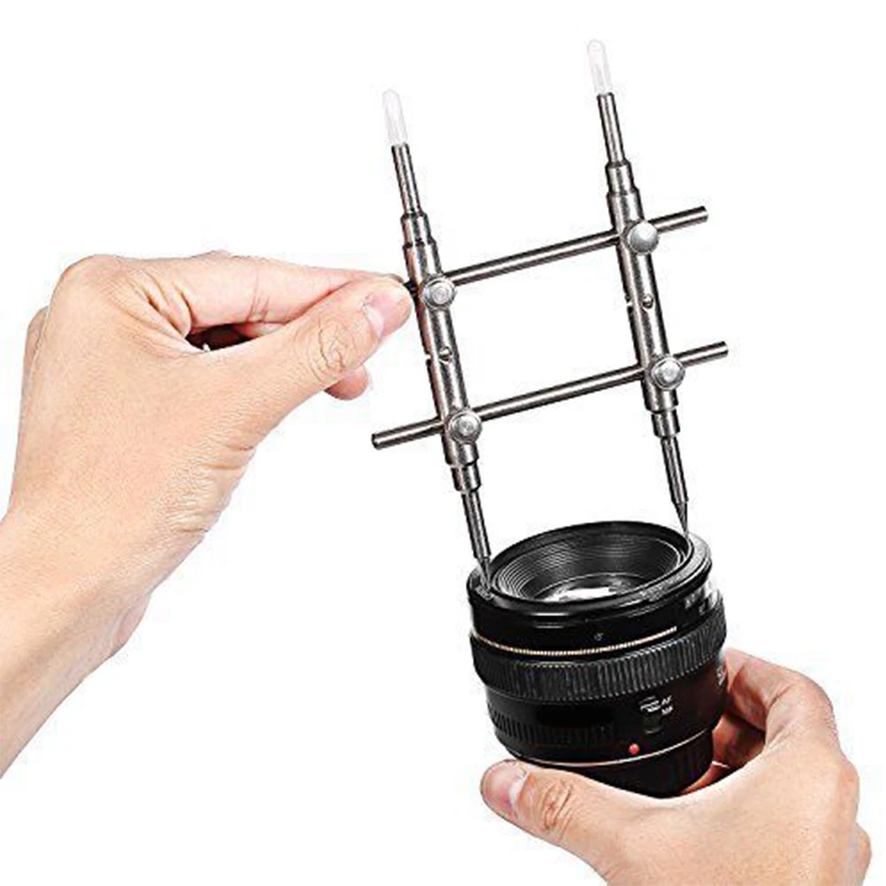 Spanner Wrench Multifunctional Portable Opening Stainless Steel Extended Head Flat And Pointed Telescope Tool Camera Lens Repair