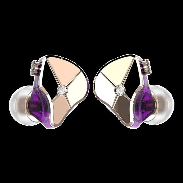 purple TFZ королева LTD Динамический драйвер двумя разделенными-частота Высокое качество наушники 2-контактный 0,78 мм HiFi аудиофилов наушники-вкладыши - Цвет: purple