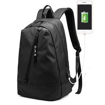 

New Fashion Men's Backpack Large Capacity Nylon Waterproof 15.6 Inch Laptop Backpack for Teenage Casual Travel Schoolbag Mochila