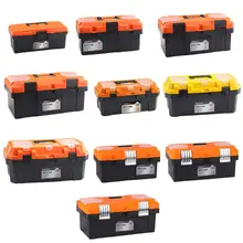 Большой набор инструментов для дома обслуживание электрика ящик для инструментов Многофункциональный АБС оборудование ремонт автомобиля анти-падение коробка 1" 14 17 20"