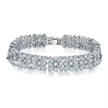 10 мм модный циркониевый браслет со льдом, очаровательные женские ювелирные изделия для свадьбы, невесты, роскошная Элегантная Дамская цепочка для подарка, длина 17 см