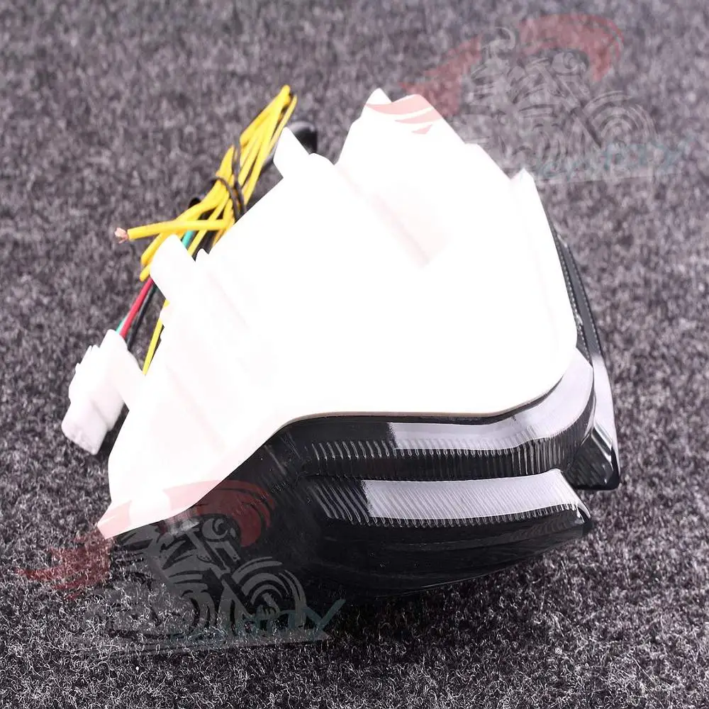 Cветодиодные задние фары мотоцикла встроенные Сигналы поворота для Suzuki GSXR600 2008-2009 GSXR750 2008-2009 K8 GSXR1000 2009-2010 K9 K10