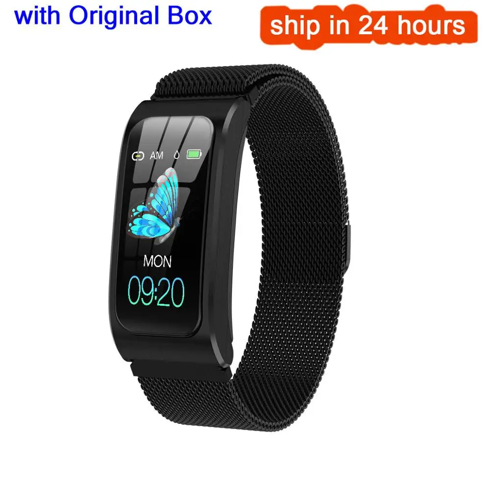 AK12 Smart Bracelet Color Screen IP68 Waterproof Women Smart Watch Heart Rate Monitor Cycle Activity Monitor Sports Band 
