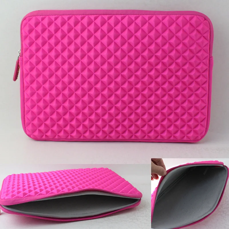 Заводская индивидуальная продукция 11,6-дюймовая сумка для защиты компьютера ноутбука Алмазная ткань лайкра внутренняя упаковка