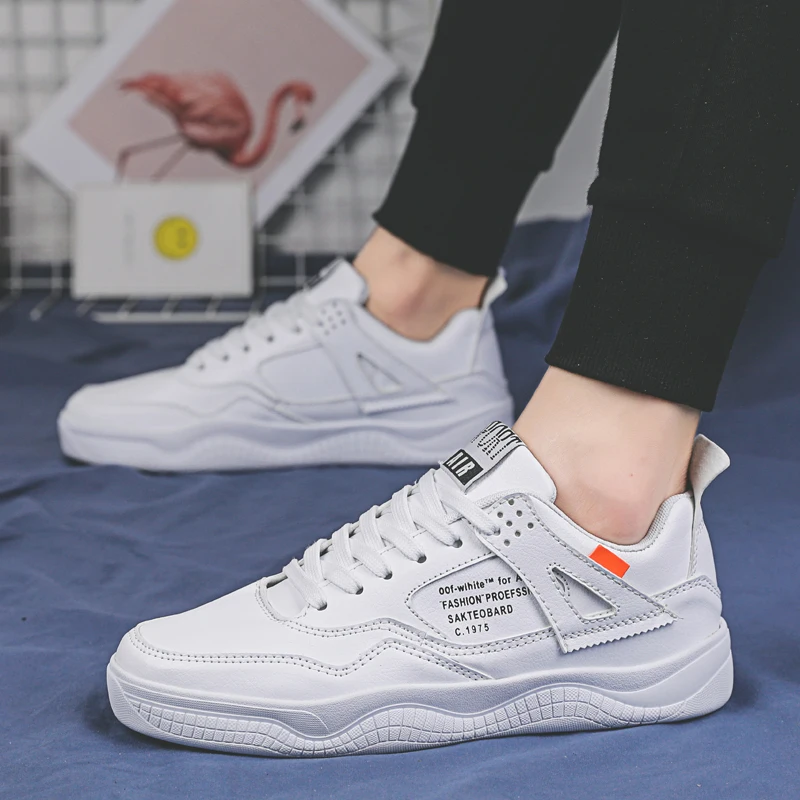 

2020 springtime new style Popular Style Men Casual Shoes Lace Up Men Flats Shoes Brand trend Wearable and comfortable men's shoe