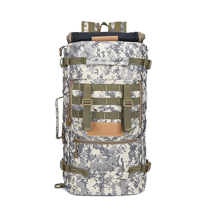 ACU camouflage 50L уличная сумка рюкзак Пеший Туризм Открытый рюкзак; спортивная сумка - Цвет: ACU camouflage