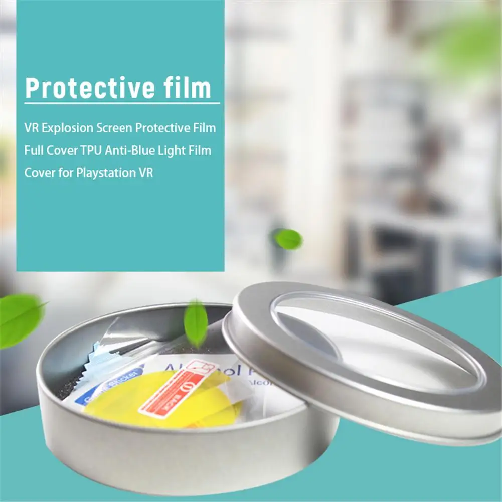 VR Explosion Screen Protective Film Full Covered TPU Anti-Blue Protective Films For PS VR Lens Anti-Explosion Screen Protectors