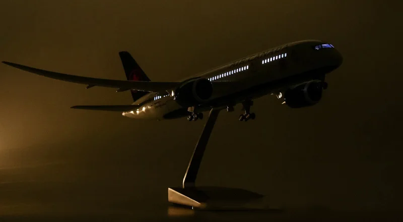 1/130 масштабный самолет Boeing B787 Dreamliner самолет канадские авиалинии Модель литья под давлением модель самолета для коллекции подарок