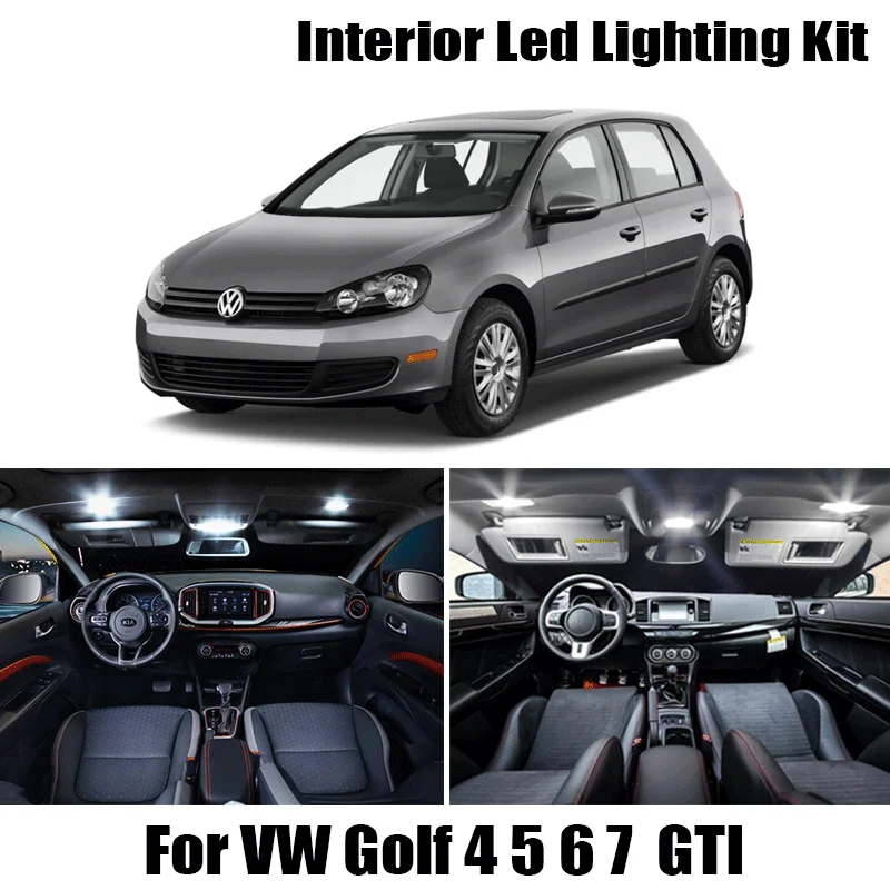Автомобильные аксессуары для Volkswagen VW Golf 4 5 6 7 MK4 MK5 MK6 MK7 GTI GT Canbus без ошибок