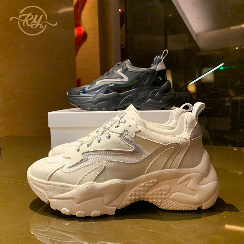 Оригинальные европейские женские кроссовки Новинка осени 2020 модная Роскошная