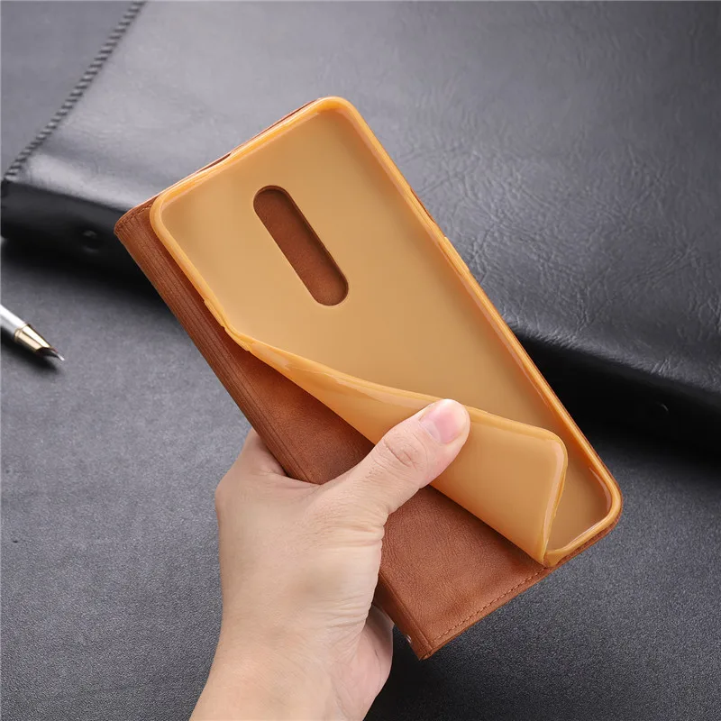 Магнитный кожаный чехол для Fundas OnePlus 7 Fundas флип-Бумажник кожаный чехол для OnePlus 7 Pro Чехол Coque Capa