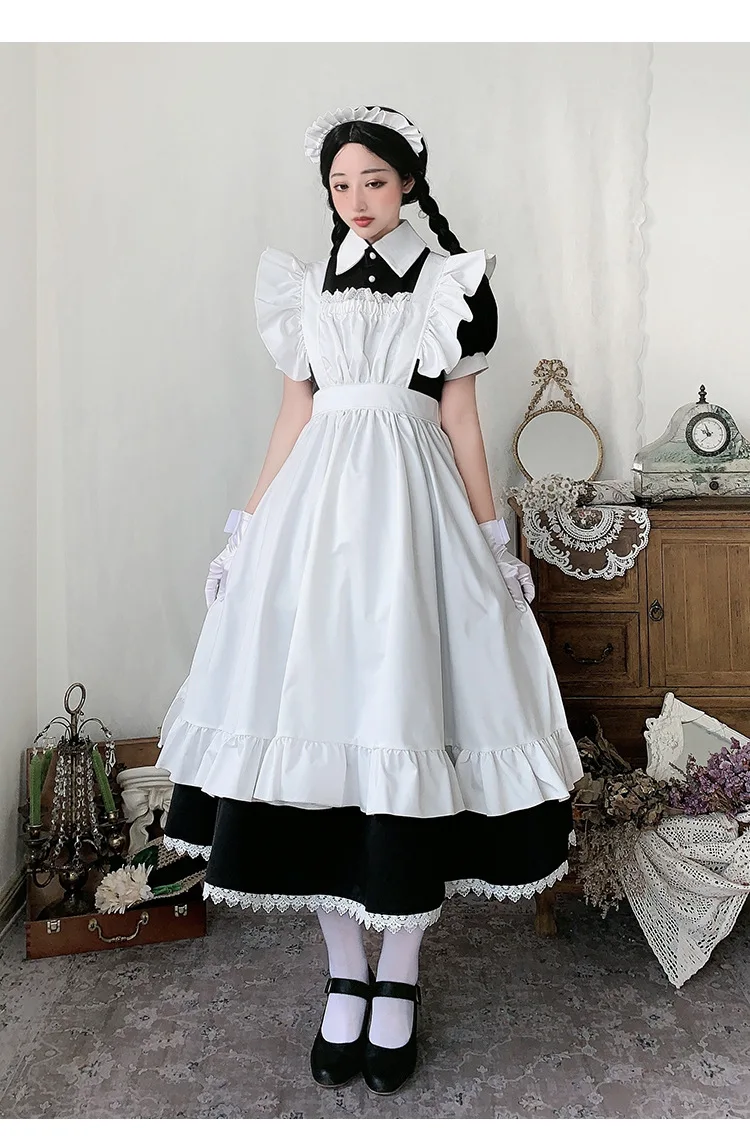 Cosplay&ware Women Maid Outfit Anime Long Dress French Court Lolita Dresses Cosplay Costume -Zentai shop online H0dc011408f9642a1aba28aa70d4a66b8M.jpg