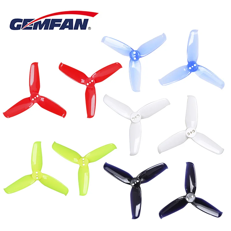 4 пары 8 шт. Gemfan Flash 2540 2 5x4 5 дюйма 3 лопастный пропеллер 1 мм Радиоуправляемый Дрон FPV