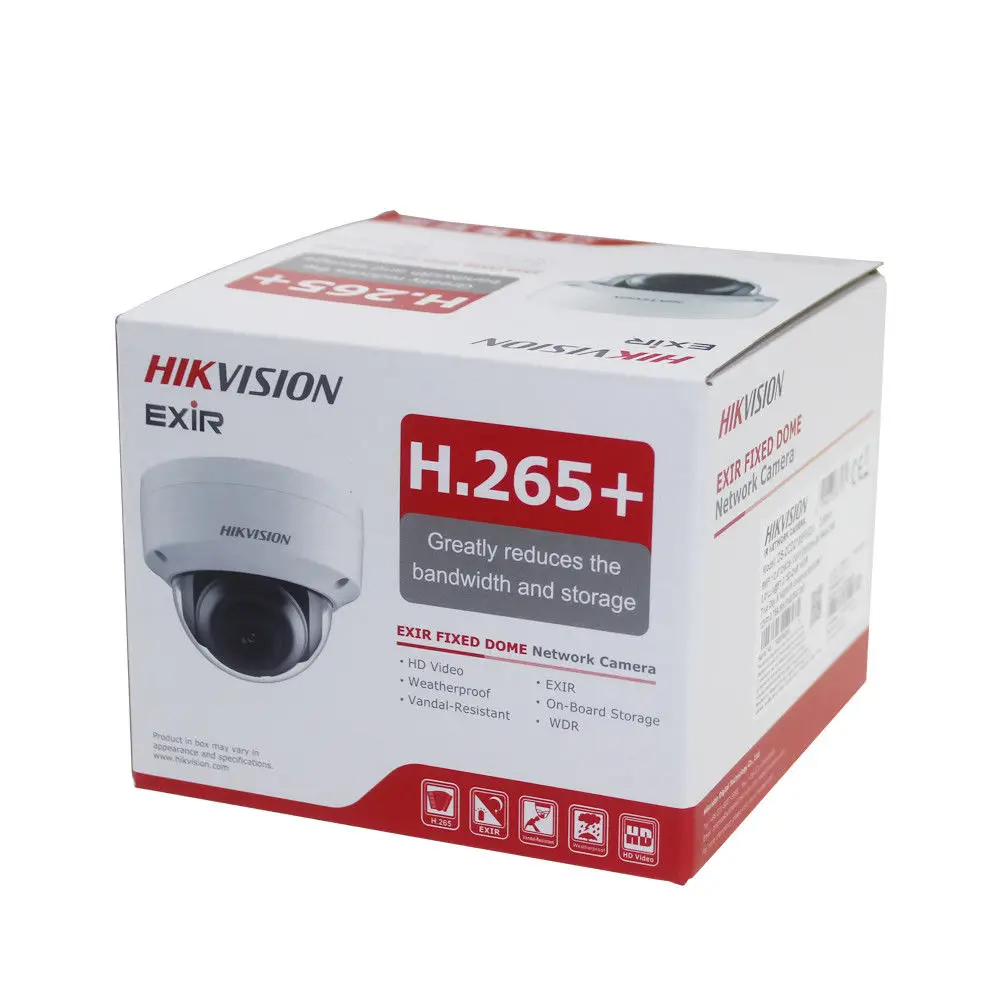 Hikvision 8MP H.265 Сетевая купольная камера DS-2CD2185FWD-I видео Surveilance+ Hikvision NVR DS-7608NI-K2/8 P 8CH 8 портов POE